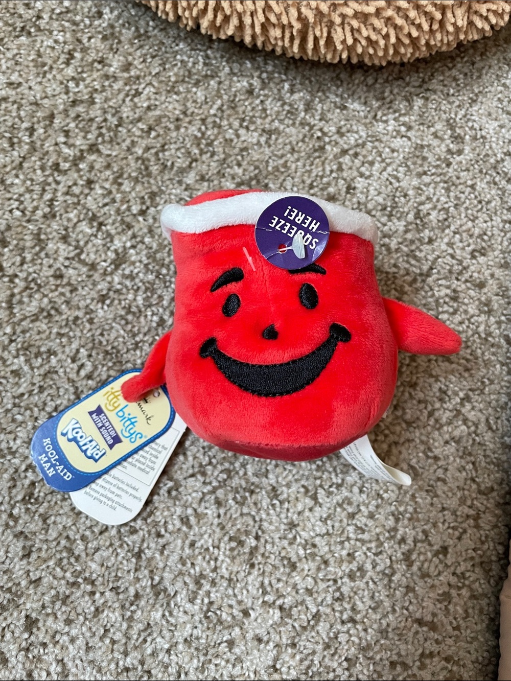 Hallmark Itty Bittys Kool-Aid Man Plush - Red